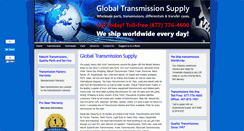 Desktop Screenshot of globaltransmissionsupply.com